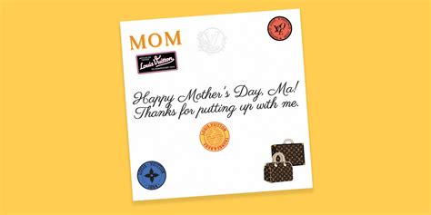 louis vuitton mothers day card free|Louis Vuitton Is Offering a Custom Free E.